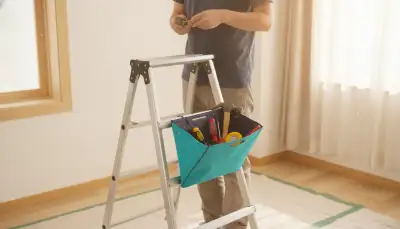 Ordnung hoch oben: Ihre Leiter Werkzeugtasche