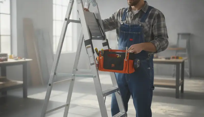 Effizienz in der Höhe: Die Little Giant Ladders Einhängetasche als unverzichtbarer Helfer