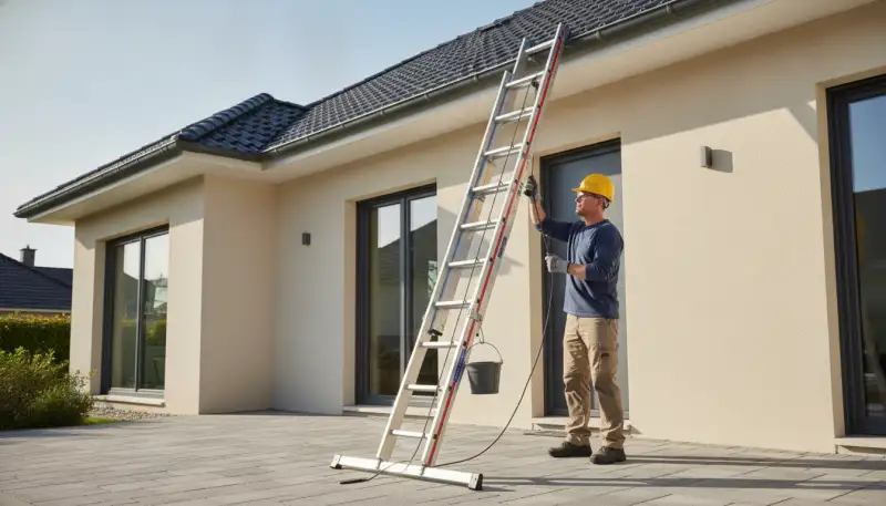 Sicher hoch hinaus: Die Seilzugleiter