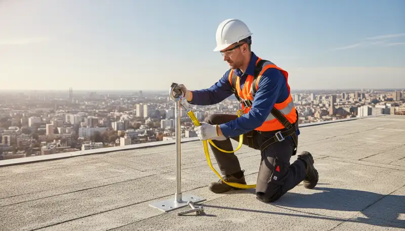 Sicher in der Höhe: Der Primo 2 AD Anschlagpunkt für Beton – Ihr Fels in der Brandung bei Höhenarbeiten