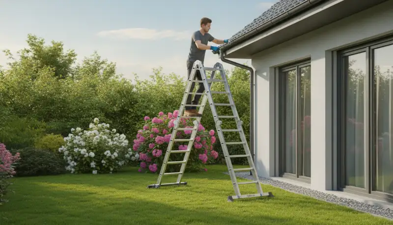 Sicher in die Höhe: Leitern über 6 Meter